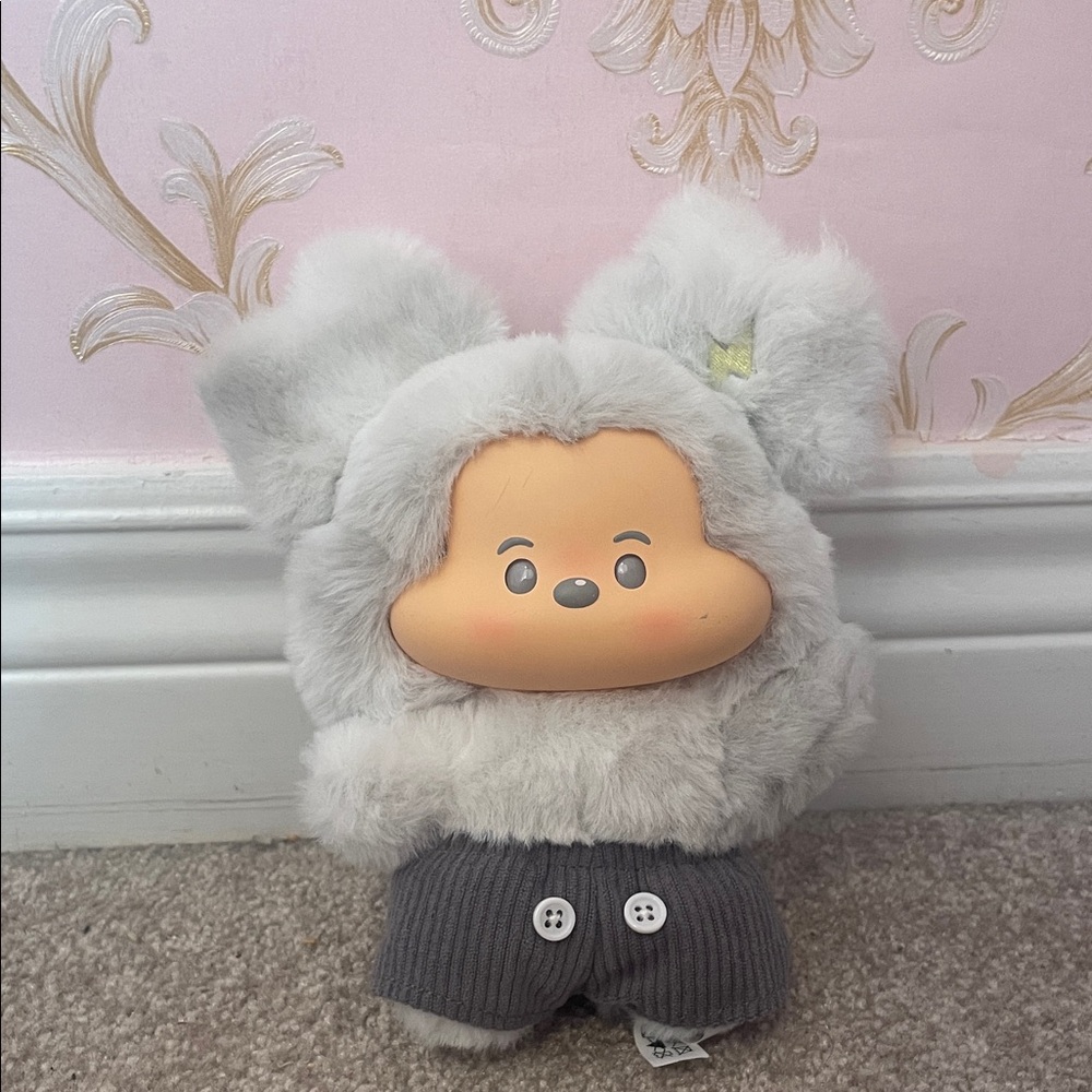 Mickey head in the clouds plush pendant